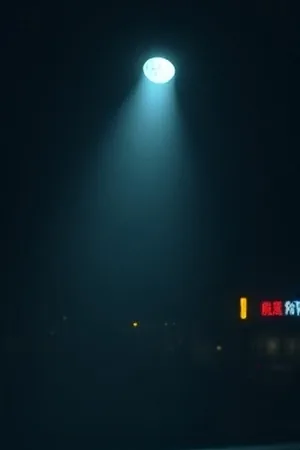 《十七号月台》剧集海报，深夜站台的昏黄灯带与长椅
