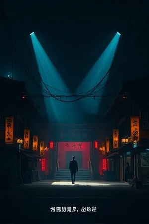 《旧城区手记》纪录片海报，斑驳砖墙与晾衣绳上的白衬衫